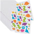 Dinosaur Sticker Sheets - 5"x7" | Assorted Colors and Designs | Pack of 24...