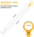 Car Engine Oil Dipstick Replacement OEM#CJ5Z-6750-A Compatible with Ford Lincoln with 2.0L Ecoboost Engines - Professional Double Hole Dip Stick C...