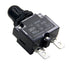 ZOOKOTO 30A DC50V AC125-250V Push Button Reset Circuit Breakers with Quick Connect Terminals and Waterproof Button Black Cap...
