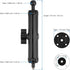 Wall Mount Phone Holder for Truck/Car/Boat/Wall/Desk,Compatible with 3.5~7.5 inch iPhone/Nexus/HTC/LG/Huawei/Smart Phones,360°Adjustment Aluminium...