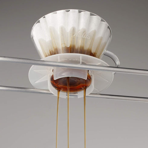 ???(Kalita) Carita WDG-185 Coffee Wave Series Glass Dripper for 2-4 People, Clear #05112...