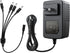 ZOSI 12V 2A 100V-240V US AC to DC Power Supply Adapter & 4-Way Power Splitter Cable for CCTV Home Security Camera Surveillance System...