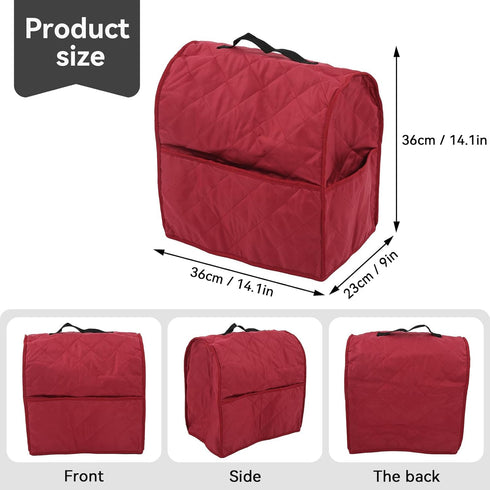 Stand Mixer Dustproof Cover, Mixer Cover with Organizer Bag, Dust Cover for Kitchen Mixers Kitchen Appliance Dust Cover with Top Handle Kitchen St...
