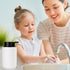 BosilunLife Foam Hand Soap Dispenser - White Ceramic Foaming Soap Dispenser for Bathroom 12oz Refillable Liquid Lotion Soap Dispenser with rust-pr...