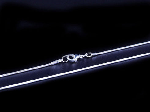 24pcs Chains for Jewelry Making 20 Inch 925 Sterling Silver Plated 1.2mm DIY Snake Chain Bulk Link Necklace with Lobster Clasps...