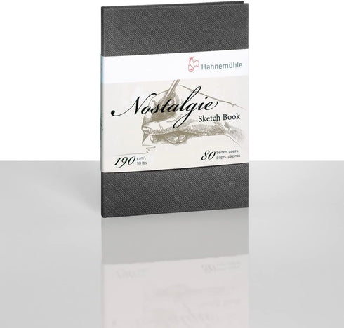 Nostalgie Sketch Book 190g/m², Drawing Notebook, A5, Portrait, 40 fls...