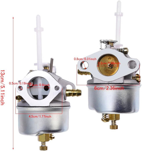 Carburetor for Tecumseh Snowblower H60 H70 HSK60 HSK70 Engine part #632379 632379A...