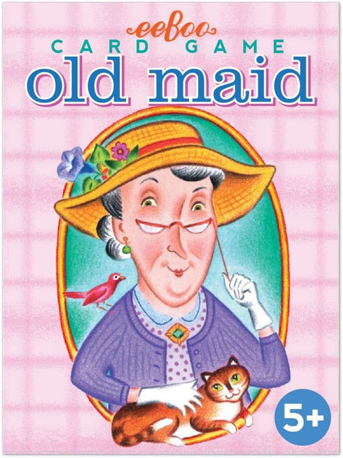 eeBoo: Old Maid Playing Card Game, Cards are Durable and Easy to Use, Instructions Included, Educational and Fun Learning, for Ages 5 and up...