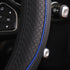 Car Steering Wheel Cover, Leather Auto Steering Wheel Protector, Anti-Slip Car Interior Protection Accessories for Men and Women, 15 inch Universa...
