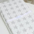 Waterproof Changing Pad Cover Set 2 Pack Stretch Jersey Knit Super Soft Grey Love & Stars...