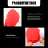 2 PCS Car Shift Knob Cover, Silicone Protective Cover, Gear Lever Anti-Slip Cover, Shifting Head Decor Kit, Automotive Interior, Universal for Mos...