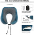 Memory Foam Neck Pillow with 360-Degree Head Support Lightweight Comfortable Travel Airplane Pillow with Storage Bag for Sleeping, Traveling,Car, ...