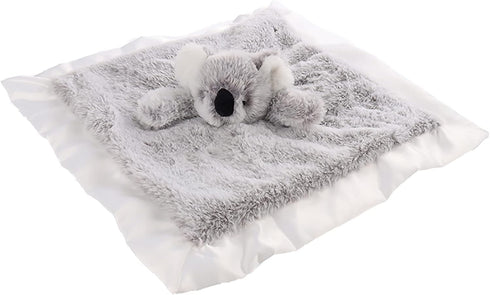 Apricot Lamb Stuffed Animals Security Blanket Gray Koala Infant Nursery Character Blanket Luxury Snuggler Plush(Gray Koala, 13 Inches)...