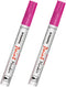 Pink Paint Pens Permanent Markers - 2 Pack Paint Markers for Metal, Rubber,Wood, Rocks, Canvas, Plastic, Dark Surface, Craft Art Supplies, Medium ...