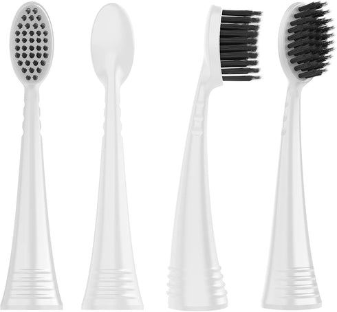Replacement Toothbrush Heads with Covers for Burst (10 Count, White)...