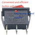 3 pin 2 Position Red Lighted Rocker Switch for Desktop Grinder,Electric Fireplaces,Neon Lamp,Household appliances,Lawn Mower,Electric Tool and Sno...