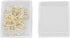 100pcs Paper Clips, Flower Shaped Gold Paper Clips Cute Paperclips Stationary Supplies with Storage Box for Office Home School...