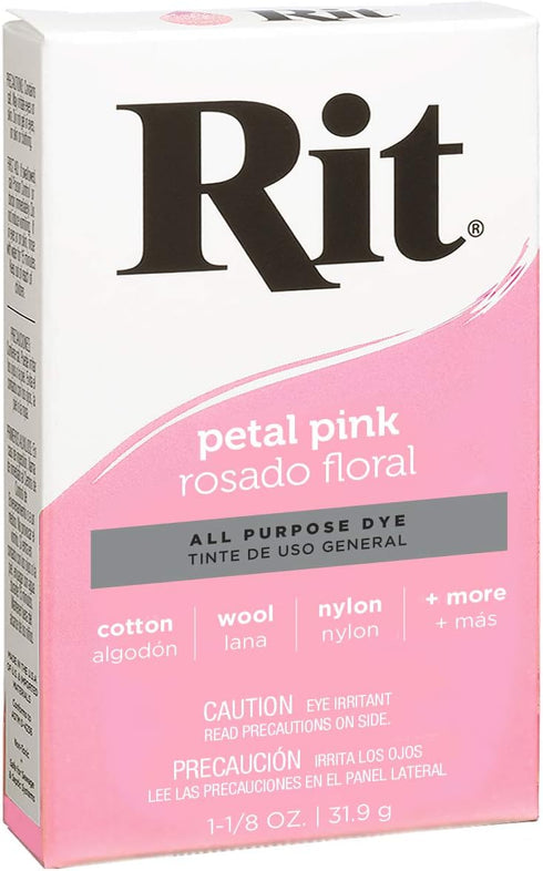 Rit Dye 83070 Rit All-Purpose Powder Dye, Petal Pink...