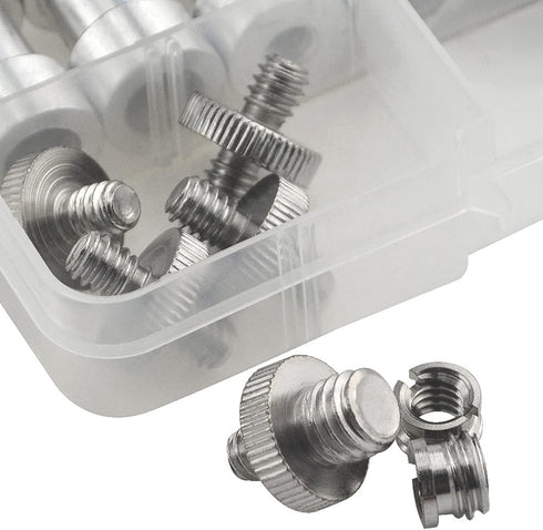 Camera Mount Screw Adapter 22Pack 1/4 Inch and 3/8 Inch Camera Screws Tripod Threaded Screws Adapter Camera Screw Mount Set for Camera Tripod Mono...