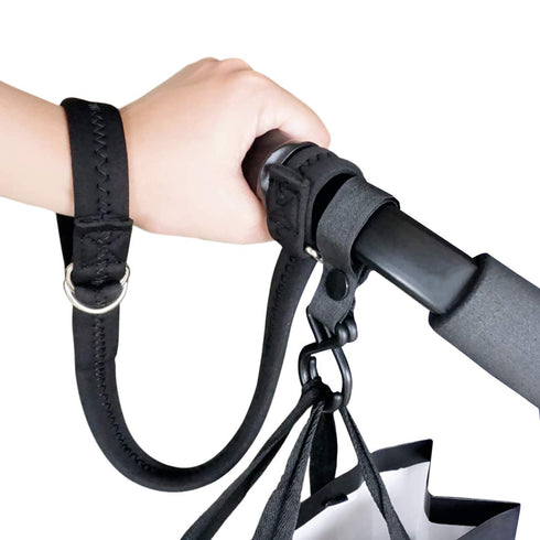 Baby Stroller Pram Wheelchair Safety Wrist Strap or Short Leash for Dog(Black)...