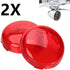 ZYTC Red Harley Turn Signal Lens Covers Lenses Pack of 2...