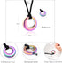 Hearbeingt Cremation Jewelry Urn Necklace for Ashes for Women Men, Circle of Life Eternity Memorial Pendant Ash Jewelry...