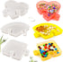 Silicone Assembled Storage Box Resin Casting Molds, Round Square Heart Shaped Jewelry Snack Storage Box Silicone Moulds, Crystal Epoxy and DIY Pol...