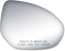 Passenger Side Mirror Glass, Mazda 2, Mazda 3, (w/o blind spot)...