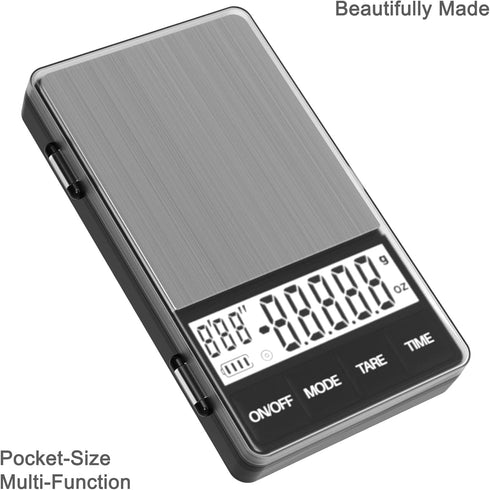 MAXUS Espresso Scale with Timer 1000g/0.1g Drip Coffee Scale, Small and Handy Barista Scale, Brew Drip Tray Coffee Scale, Backlit LCD for Fast and...