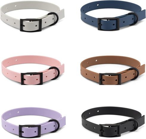 Mojo Pet Supply Hydro Waterproof Dog Collar | Waterproof and Odor Free | Heavy Duty Dog Collar | Adjustable Size | Easy to Clean | Chestnut...