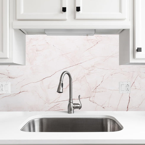 uxcell Marble Contact Paper 15.7"x118" Self-Adhesive Marble Peel and Stick Countertops Wallpaper Waterproof for Wall Kitchen Countertop Cabinet Ba...