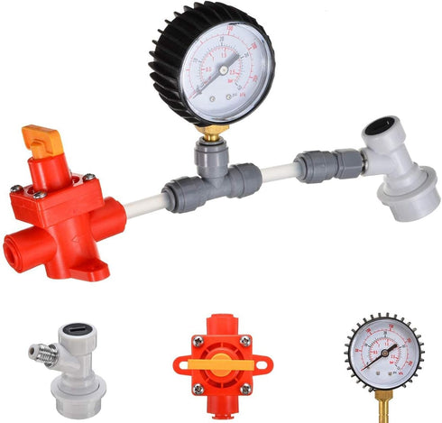 BlowTie Diaphragm Ball Lock Keg Beer Spunding Valve For Brewing Complete Kit for Home Brewing Beer Spunding Valve Corny keg Ferment CO2 Constant p...