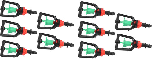 HEEPDD 10 Pcs Drip Irrigation Spray Agricultural Irrigation Equipment Drippers Emitters, Rotating G Type Micro Nozzle Garden Irrigation Drippers f...