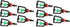 HEEPDD 10 Pcs Drip Irrigation Spray Agricultural Irrigation Equipment Drippers Emitters, Rotating G Type Micro Nozzle Garden Irrigation Drippers f...