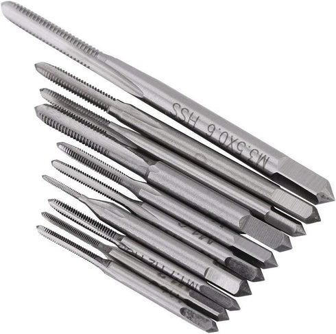 10PCS Micro Taps Bit Hand Screw Thread Taps M1 to M3.5 Thread Screw Tap Tool Set...