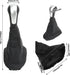 Gear Shift Knob Cover Kit, Manual Gear Stick Shift Knob Black PU Cover Compatible with Chevy Spark...