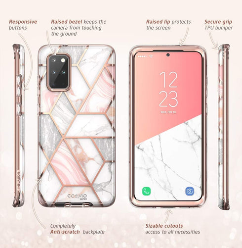 i-Blason Cosmo Series Case for Samsung Galaxy S20+ Plus 5G (2020 Release), Stylish Glitter Protective Bumper Case Without Built-in Screen Protecto...