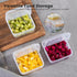 Sliced Cheese Container for Fridge Clear Plastic Flip Lid Cheese Slice Storage Box Refrigerator Organizer for Food Grated Cheese Singles Convenien...