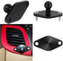 Aluminum Alloy AMPS to 17mm Ball Adapter, Drill Mount Ball Plate Base Meets Industry Standard AMPS Hole Pattern,Compatible with Garmin Nuvi Dezl D...