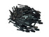 100 Pieces Cosmetic MakeUp Disposable Plastic 2.5" Spatulas For Skin Care Facial Cream Mask Spatula (BLACK)...