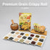 Korean Premium Multi Whole Grain Baked Crispy Rolls 180g...