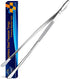 JETKONG 12-Inch Fine Tweezer Tongs Long Cooking Tweezer Stainless Steel Kitchen Tweezers...