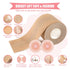 Boob Tape, Breast Lift Tape, BoobyTape for A to E Cup, Self Adhesive Bra Tape, Body Tape, Chest Support for Any Size, Push Up in All Dress Nude...