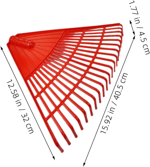 Grass Rake Garden Rakes Weeding Rake Rakes for Lawns Gardening Hand Tools Leaf Rake for Yard Plastic Rake Yard Rake Heavy Duty Grounds Keeper Rake...