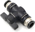 5/16 Push to Connect Ball Valve Union Air Flow Control Valve Quick Connect Tube Fittings Pneumatic Valve Air Hose Fittings 5pack...