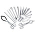 Scientific Lab Tools Pack for Basic Starter, Chemistry Set - Crucible Tongs Lab Spatula Scoop U-Shape Spoon Test Tube Clamps Stainless Steel Force...