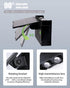 Wall Light Outdoor Solar Powered, IP65 Waterproof Up and Down LED Colorful Solar Wall Lamp with 2000mAh Battery 180LM for Garden, Fence, Front Doo...