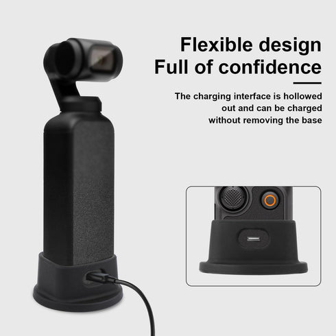 Silicone Desktop Mount for Osmo 3, Stable Desktop Support Bracket for Camera Compact Portable Base Support Stand Accessories for DJI Osmo Pocket 3...