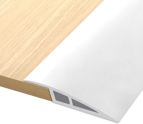 Floor Transition Strip Vinyl Door Threshold Flooring Transition Strip Self Adhesive Carpet Edging Strip for Laminate Doorway Edge Threshold from 2...