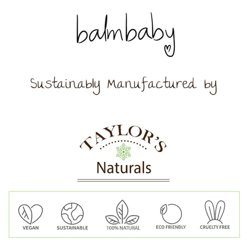 Balm Baby Natural & Organic Baby Teething & Calming Tincture - Calms, Soothes Gums and Discomfort – Vegan - Glass Bottle with Glass Dropper (2oz)...
